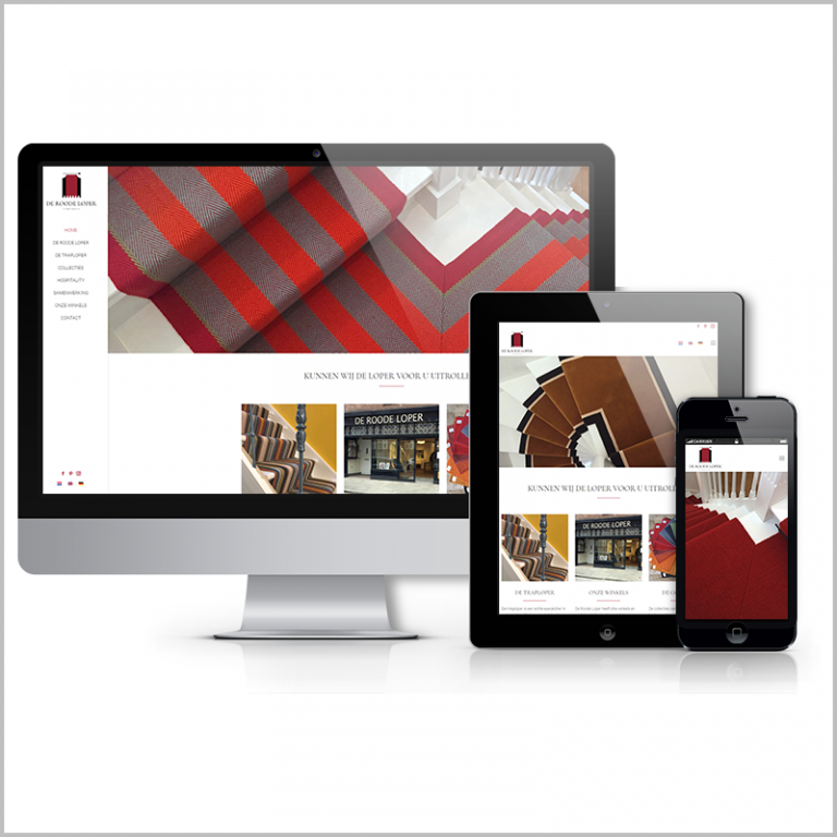 Website voor De Roode Loper