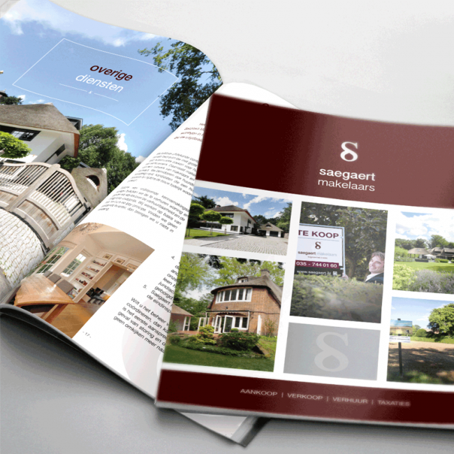 Saegaert Makelaars corporate brochure