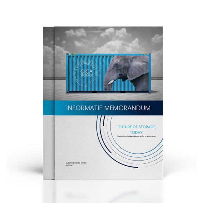 GIGA Storage Informatie Memorandum