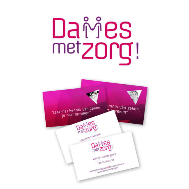 Dames met zorg logo en huisstijl