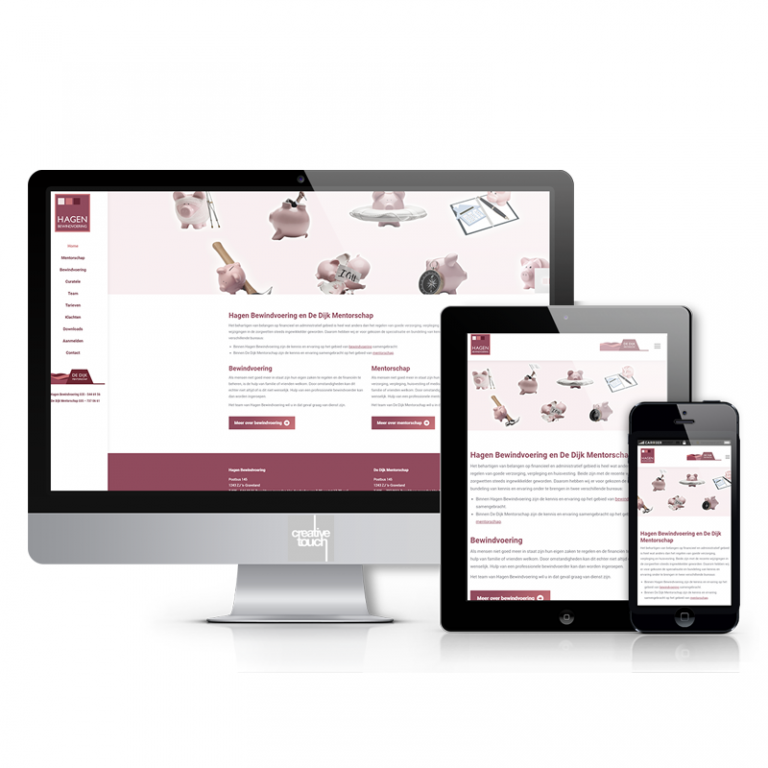 Website Hagen Bewindvoering en De Dijk Mentorschap
