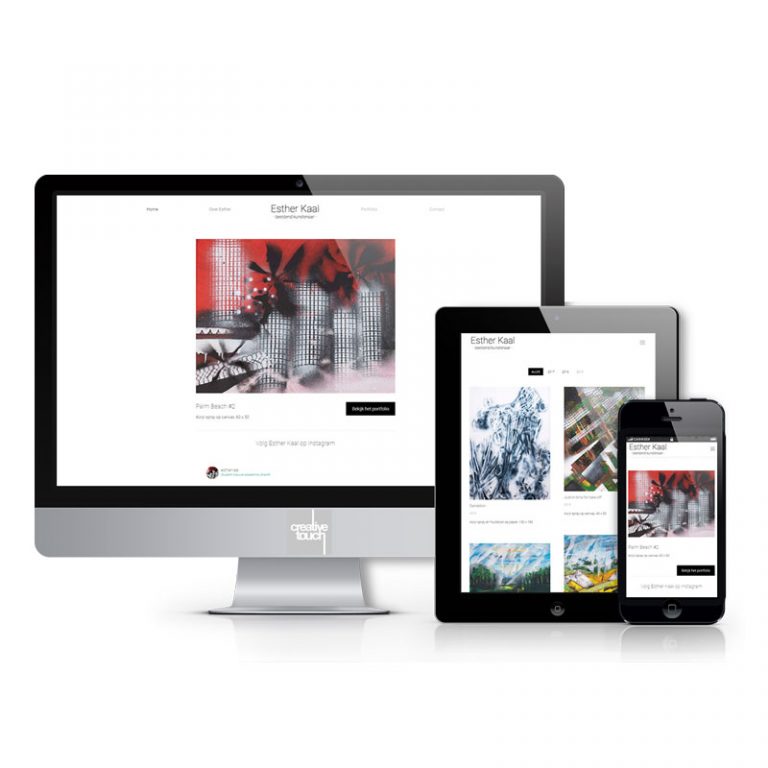 Responsive website Esther Kaal