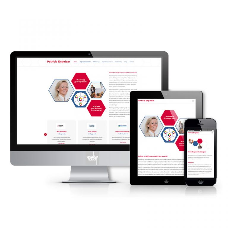 Responsive website Patricia Engelaar