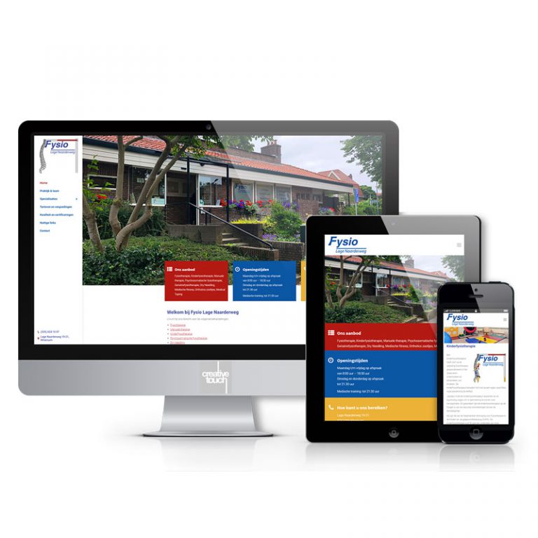 Responsive website Fysio Lage Naarderweg