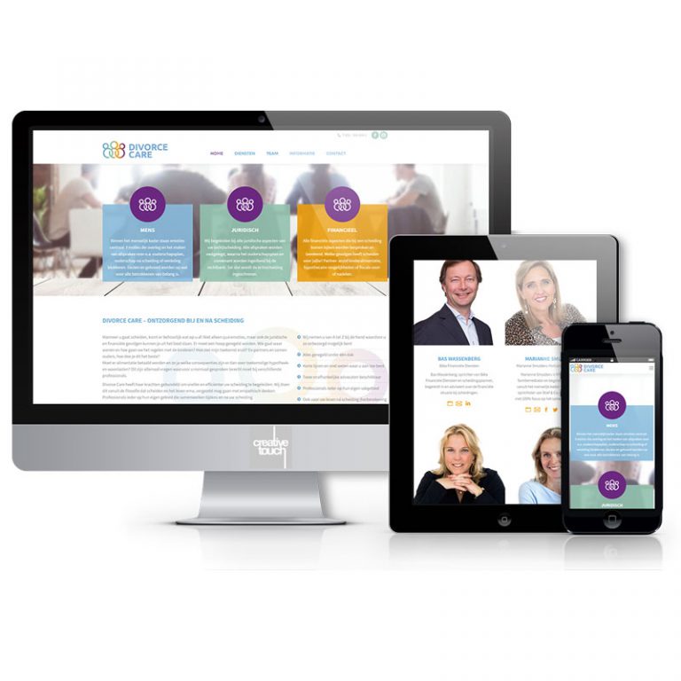 Responsive website Divorce Care