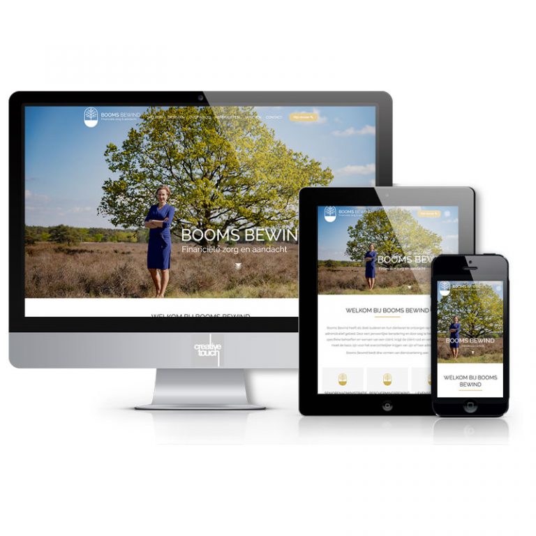 Ontwerp responsive website Booms Bewind