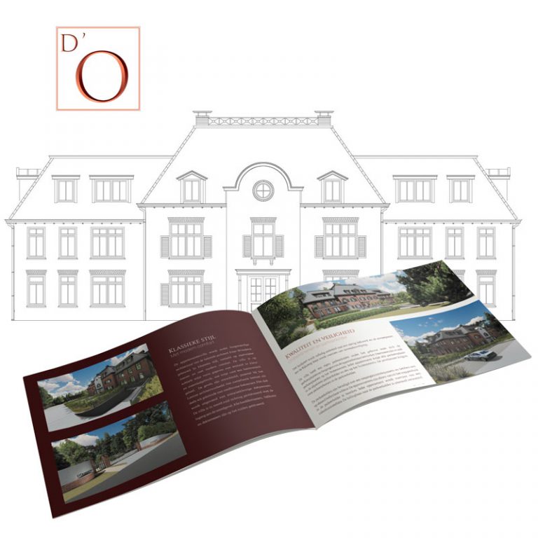 Vormgeving brochure D’Orangerie Laren