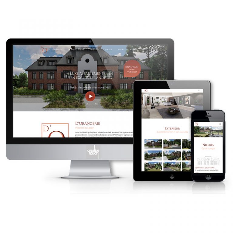 Responsive website D’Orangerie Laren