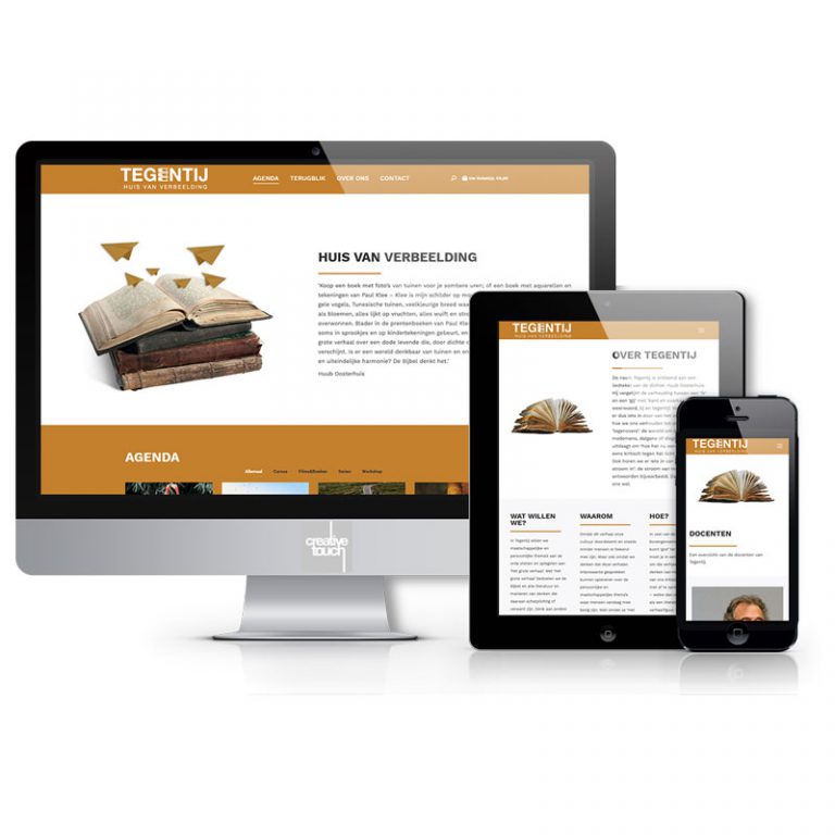 Responsive website voor Tegentij