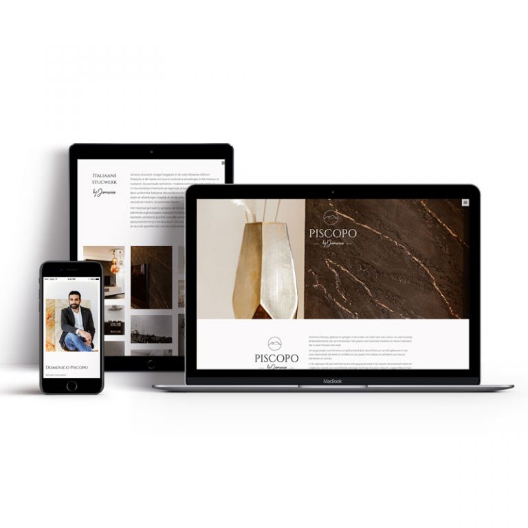 Branding & website Piscopo by Domenico
