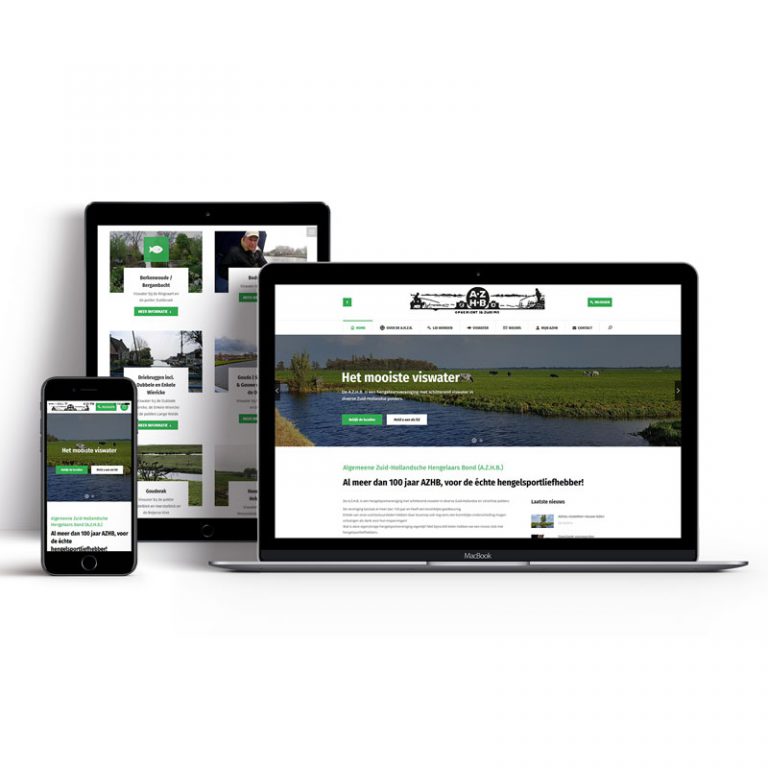 Responsive website + beveiligde ledengedeelte voor AZHB Responsive website + beveiligde ledengedeelte voor AZHB