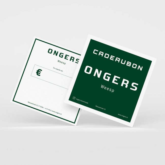 Cadeaubon Ongers