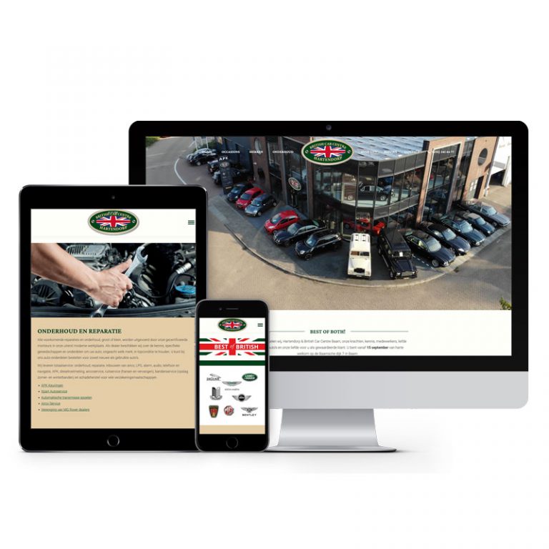 Ontwerp responsive website voor BCC Hartendorp