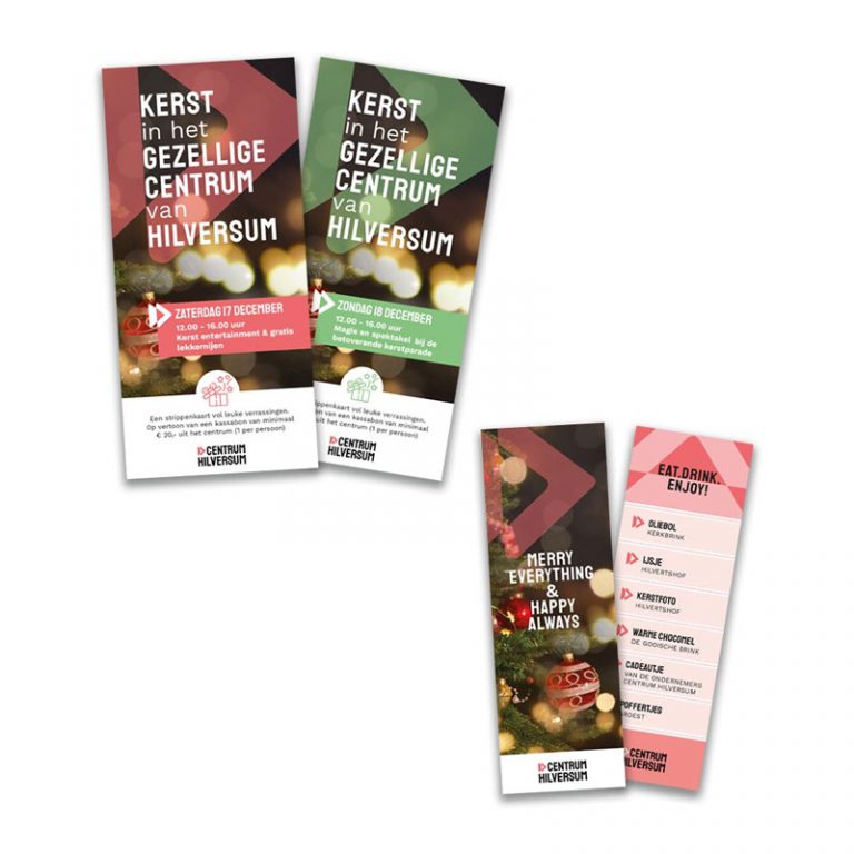 Ontwerp van posters, uitnodigingen, flyers en strippenkaarten door Creative Touch.