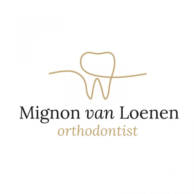 Ontwerp logo Mignon van Loenen, orthodontist