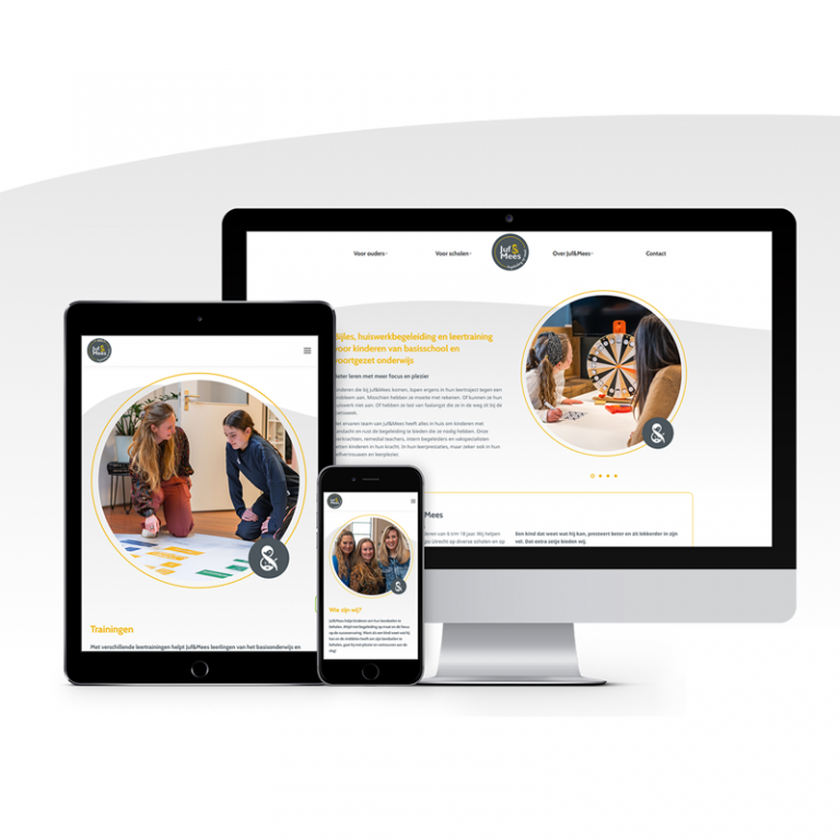 Ontwerp en realisatie website Juf&Mees