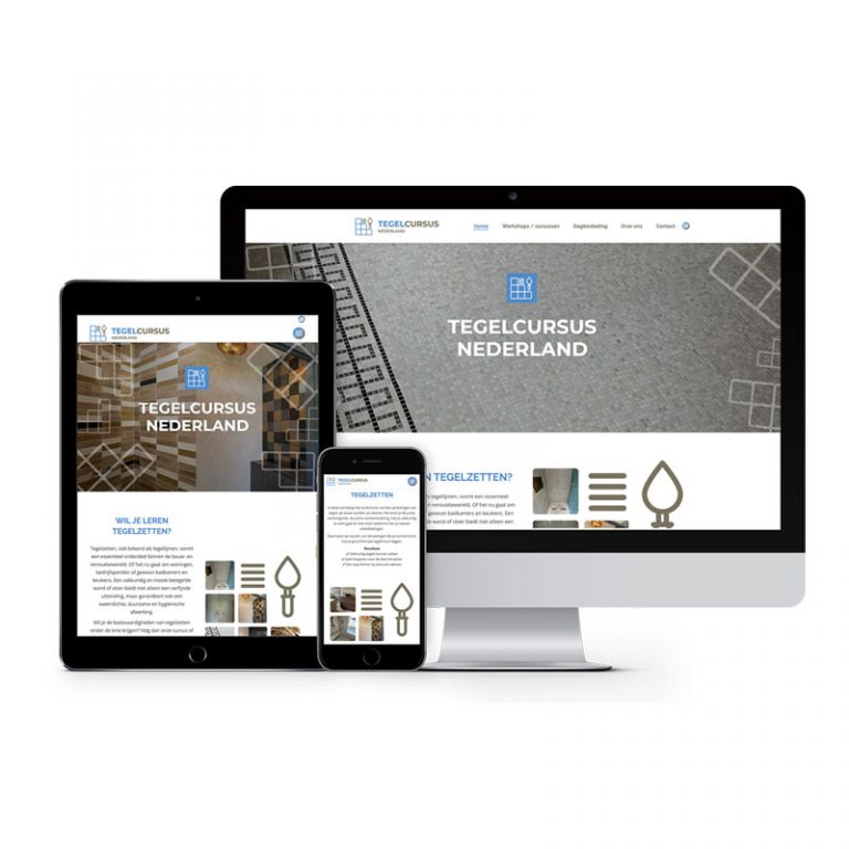 Website Tegelcursus Nederland