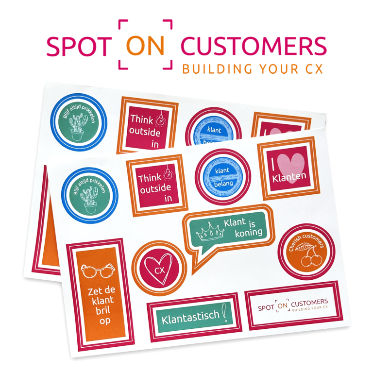COLLECTIBLES… Uit elke sticker op dit vel spreekt een stukje inspiratie, motivatie en waardering voor klanten.