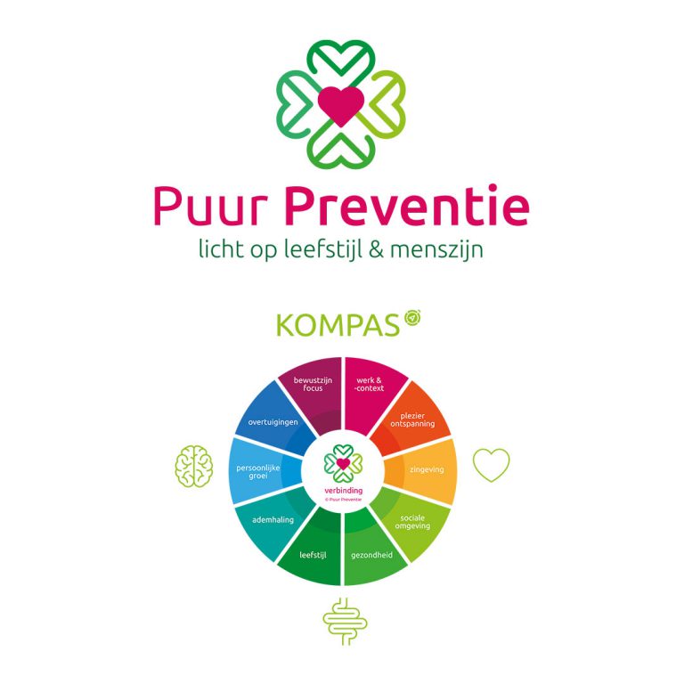 Puur Preventie, logo, huisstijl, gevelreclame en website